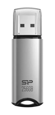SILICON POWER USB Flash Drive Marvel M02, 256GB, USB 3.2, γκρι