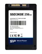 SILICON POWER industrial 2.5" SATA III SSD SSD3K0E, 256GB, 540/520MBps, 3D TLC, -20~75 °C