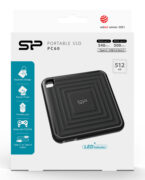 SILICON POWER εξωτερικός SSD PC60, 512GB, USB 3.2, 540-500MB/s, μαύρος 6