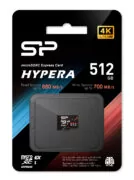 SILICON POWER κάρτα μνήμης microSDXC Express Hypera, 512GB, PCIe Gen 3x1, C10 UHS-I U3 A1 V30 5