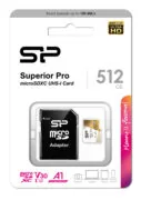 SILICON POWER κάρτα μνήμης microSDXC Superior Pro, 512GB, Class 10 UHS-I U3 A1 V30 2