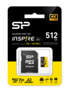SILICON POWER κάρτα μνήμης microSDXC Inspire, 512GB, UHS-I U3 A1 V30 5 SILICON POWER κάρτα μνήμης microSDXC Inspire, 512GB, UHS-I U3 A1 V30 2