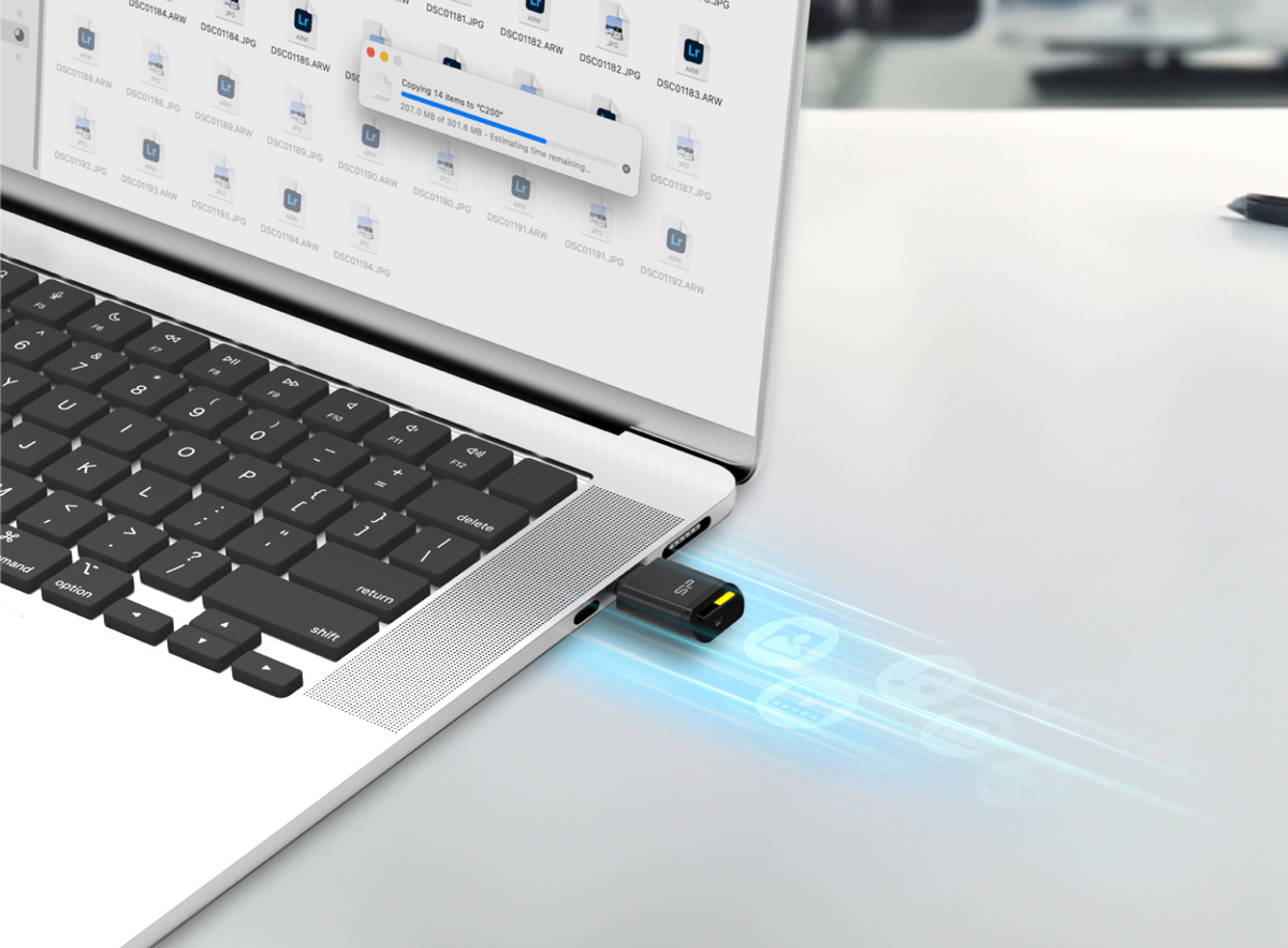 SILICON POWER card reader C200 για micro SD, USB-C, USB 3.2, 180/165MBps, μαύρο 5 SILICON POWER card reader C200 για micro SD, USB-C, USB 3.2, 180/165MBps, μαύρο - Image 3