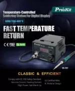 PROSKIT σταθμός συγκόλλησης SS-207B με κολλητήρι, 60W, 200~480 °C 8 PROSKIT σταθμός συγκόλλησης SS-207B με κολλητήρι, 60W, 200~480 °C 2