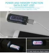 SUNSHINE USB tester φόρτισης SS-302A, V/A/Time/mAh 6