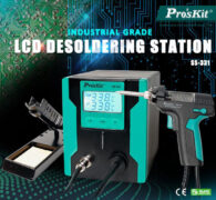 PROSKIT σταθμός αποκόλλησης SS-331B με οθόνη, 140W, 160~480 °C 2