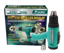 PROSKIT πιστόλι θερμού αέρα SS-626B με οθόνη, 1800W, 50~600 °C 8