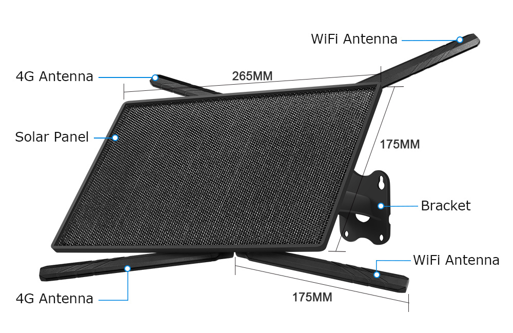 SECTEC ηλιακό router ST-SR08-EU-PNL με 2x πάνελ, 4G LTE, 150Mbps, 20100mAh, IP66 10 SECTEC ηλιακό router ST-SR08-EU-PNL με 2x πάνελ, 4G LTE, 150Mbps, 20100mAh, IP66 - Image 8