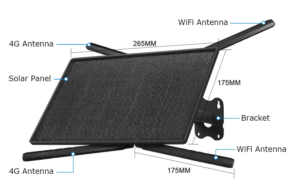 SECTEC ηλιακό router ST-SR08-EU-PNL με 2x πάνελ, 4G LTE, 150Mbps, 20100mAh, IP66 10 SECTEC ηλιακό router ST-SR08-EU-PNL με 2x πάνελ, 4G LTE, 150Mbps, 20100mAh, IP66 - Image 8