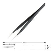SPROTEK ESD αντιστατική τσιμπίδα ST-T510, 110mm, ίσια, λεπτή 1