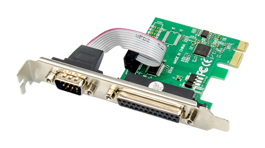 POWERTECH κάρτα επέκτασης PCIe σε serial + parallel ST329, AS99100 3 POWERTECH κάρτα επέκτασης PCIe σε serial + parallel ST329, AS99100