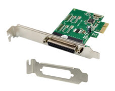 POWERTECH κάρτα επέκτασης PCIe σε 1x parallel ST38, 1MB, 85x60mm 1 POWERTECH κάρτα επέκτασης PCIe σε 1x parallel ST38, 1MB, 85x60mm
