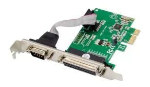 POWERTECH κάρτα επέκτασης PCIe σε serial & parallel ST39, WCH CH382L 1 POWERTECH κάρτα επέκτασης PCIe σε serial & parallel ST39, WCH CH382L