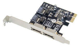 POWERTECH κάρτα επέκτασης PCIe σε 2x SATA ST51, ASM1061, low profile 2 POWERTECH κάρτα επέκτασης PCIe σε 2x SATA ST51, ASM1061, low profile 1