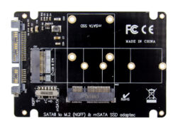 POWERTECH κάρτα μετατροπής 2.5" SATA σε M.2 B & mSATA SSD ST525, 6Gbps 6 POWERTECH κάρτα μετατροπής 2.5" SATA σε M.2 B & mSATA SSD ST525, 6Gbps 2