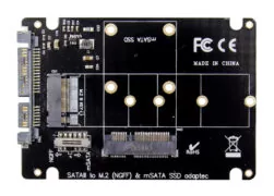 POWERTECH κάρτα μετατροπής 2.5" SATA σε M.2 B & mSATA SSD ST525, 6Gbps 6 POWERTECH κάρτα μετατροπής 2.5" SATA σε M.2 B & mSATA SSD ST525, 6Gbps 2