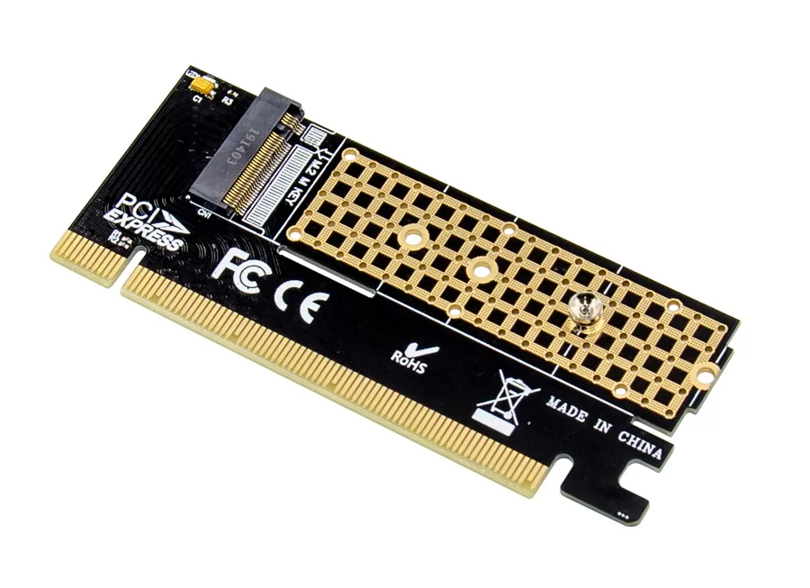 POWERTECH κάρτα επέκτασης 16x PCIe σε M.2 M Key NVMe ST529 3 POWERTECH κάρτα επέκτασης 16x PCIe σε M.2 M Key NVMe ST529