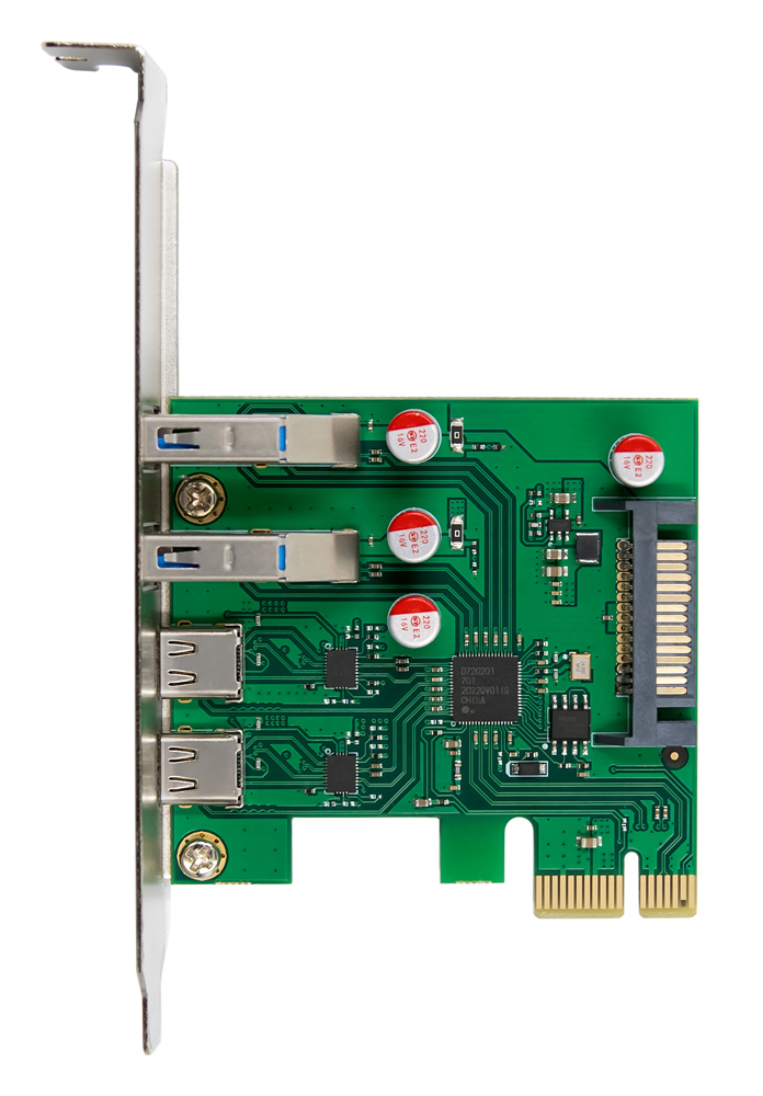 POWERTECH κάρτα επέκτασης PCIe σε 2x USB & 2x USB-C ST632, 5Gbps, NEC D720201 4 POWERTECH κάρτα επέκτασης PCIe σε 2x USB & 2x USB-C ST632, 5Gbps, NEC D720201 - Image 2