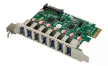POWERTECH κάρτα επέκτασης PCIe σε 7x USB ST69, 5Gbps, VL805 & VL812
