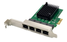 POWERTECH κάρτα επέκτασης PCIe σε 4x RJ45 GbE ST708, RTL8111F & ASM1184 1 POWERTECH κάρτα επέκτασης PCIe σε 4x RJ45 GbE ST708, RTL8111F & ASM1184