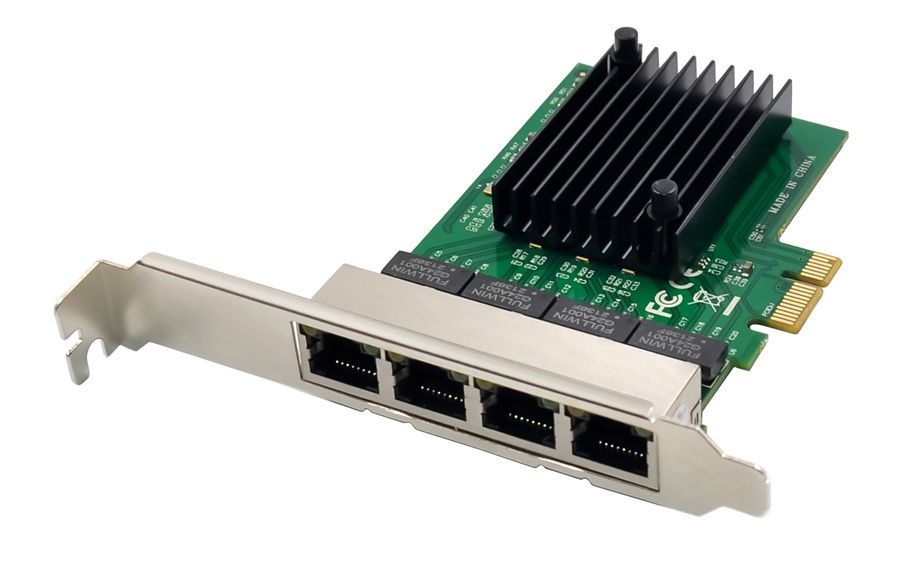 POWERTECH κάρτα επέκτασης PCIe σε 4x RJ45 GbE ST708, RTL8111F & ASM1184 3 POWERTECH κάρτα επέκτασης PCIe σε 4x RJ45 GbE ST708, RTL8111F & ASM1184