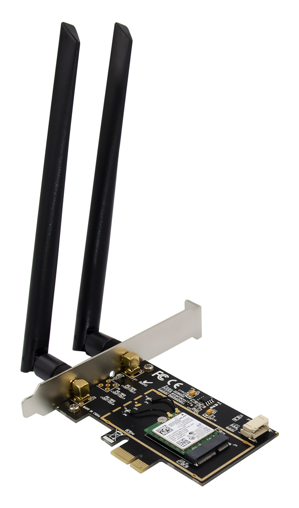 POWERTECH κάρτα επέκτασης PCIe ST718, AC7260 Dual-Band Wireless 3 POWERTECH κάρτα επέκτασης PCIe ST718, AC7260 Dual-Band Wireless