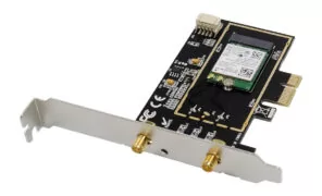 POWERTECH κάρτα επέκτασης PCIe ST718, AC7260 Dual-Band Wireless 2