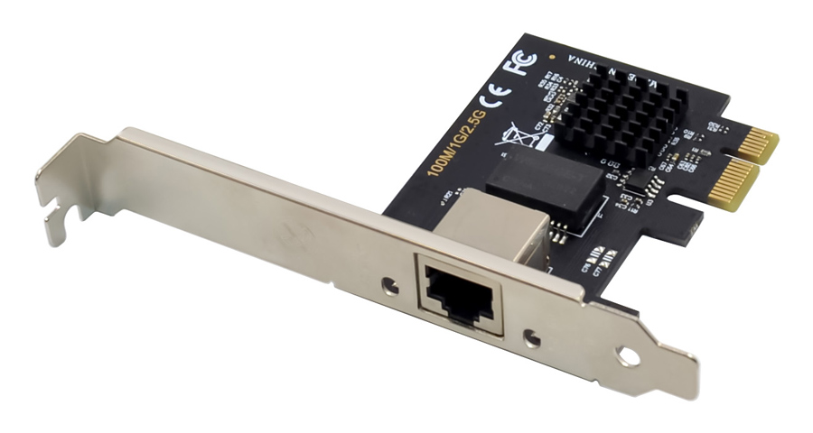 POWERTECH κάρτα επέκτασης PCIe σε RJ45 2.5G ST7266, RTL8125B 3 POWERTECH κάρτα επέκτασης PCIe σε RJ45 2.5G ST7266, RTL8125B