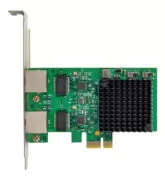 POWERTECH κάρτα επέκτασης PCIe σε 2x RJ45 2.5G ST7275, RTL8125B 2