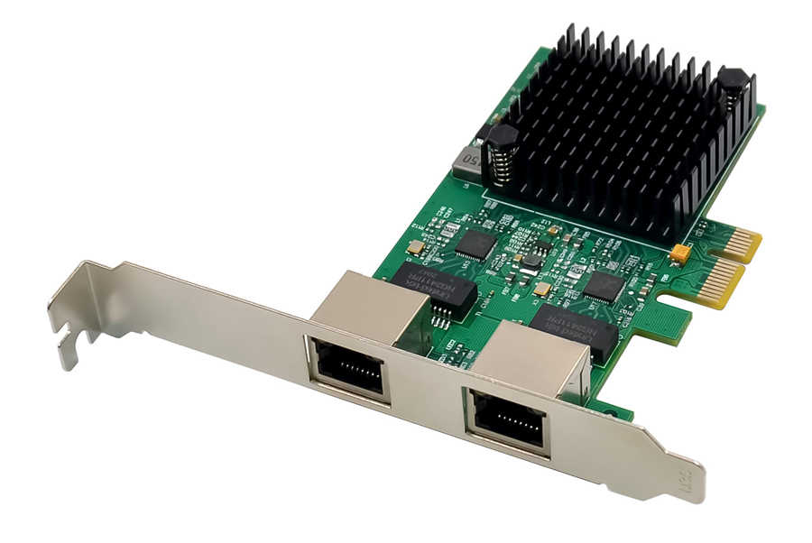 POWERTECH κάρτα επέκτασης PCIe σε 2x RJ45 2.5G ST7275, RTL8125B 3 POWERTECH κάρτα επέκτασης PCIe σε 2x RJ45 2.5G ST7275, RTL8125B