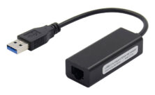 Αντάπτορας δικτύου ST735, USB, 1000Mbps Ethernet, μαύρος
