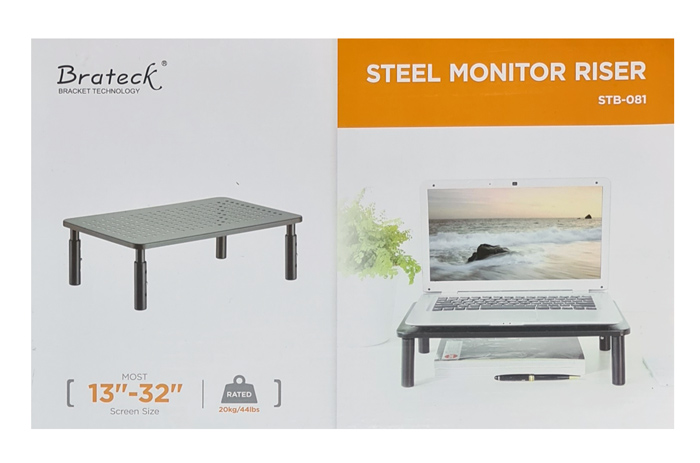 BRATECK επιτραπέζια βάση οθόνης/laptop STB-081, 13-32", έως 20kg 10 BRATECK επιτραπέζια βάση οθόνης/laptop STB-081, 13-32", έως 20kg - Image 8