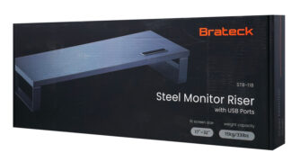 BRATECK επιτραπέζια βάση για οθόνη/laptop STB-118 με 3x USB θύρες, 17-32", έως 20kg, μαύρη 17 BRATECK επιτραπέζια βάση για οθόνη/laptop STB-118 με 3x USB θύρες, 17-32", έως 20kg, μαύρη 8