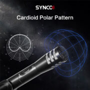SYNCO μικρόφωνο χειρός SY-E10-MIC, δυναμικό, καρδιοειδές, XLR, μαύρο 3