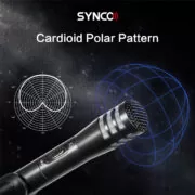 SYNCO μικρόφωνο χειρός SY-E10-MIC, δυναμικό, καρδιοειδές, XLR, μαύρο 3