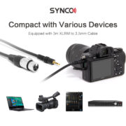 SYNCO μικρόφωνο χειρός SY-E10-MIC, δυναμικό, καρδιοειδές, XLR, μαύρο 4