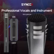 SYNCO μικρόφωνο χειρός SY-E10-MIC, δυναμικό, καρδιοειδές, XLR, μαύρο 5