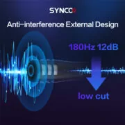 SYNCO μικρόφωνο χειρός SY-E10-MIC, δυναμικό, καρδιοειδές, XLR, μαύρο 6