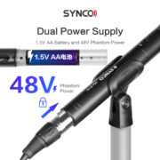SYNCO μικρόφωνο χειρός SY-E10-MIC, δυναμικό, καρδιοειδές, XLR, μαύρο 7