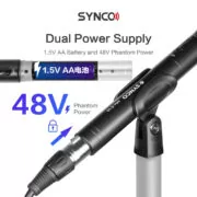 SYNCO μικρόφωνο χειρός SY-E10-MIC, δυναμικό, καρδιοειδές, XLR, μαύρο 7