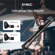 SYNCO μικρόφωνο χειρός SY-E10-MIC, δυναμικό, καρδιοειδές, XLR, μαύρο 8