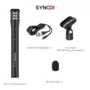 SYNCO μικρόφωνο χειρός SY-E10-MIC, δυναμικό, καρδιοειδές, XLR, μαύρο 9