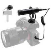 SYNCO μικρόφωνο για κάμερα SY-M1-BK, δυναμικό, 3.5mm, shock mount, μαύρο 6