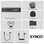 SYNCO μικρόφωνο για κάμερα SY-M1-BK, δυναμικό, 3.5mm, shock mount, μαύρο 7