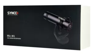 SYNCO μικρόφωνο για κάμερα SY-M1-BK, δυναμικό, 3.5mm, shock mount, μαύρο 8