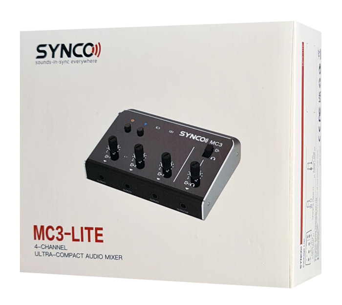 SYNCO μίκτης ήχου MC3-LITE, 4 καναλιών, Bluetooth, 500mAh, γκρι 9 SYNCO μίκτης ήχου MC3-LITE, 4 καναλιών, Bluetooth, 500mAh, γκρι - Image 7