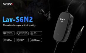 SYNCO μικρόφωνο Lav-S6M2, clip-on, omnidirectional, 3.5mm, 400mAh, μαύρο 2