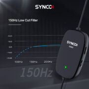 SYNCO μικρόφωνο Lav-S6M2, clip-on, omnidirectional, 3.5mm, 400mAh, μαύρο 3