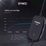 SYNCO μικρόφωνο Lav-S6M2, clip-on, omnidirectional, 3.5mm, 400mAh, μαύρο 3