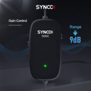 SYNCO μικρόφωνο Lav-S6M2, clip-on, omnidirectional, 3.5mm, 400mAh, μαύρο 4